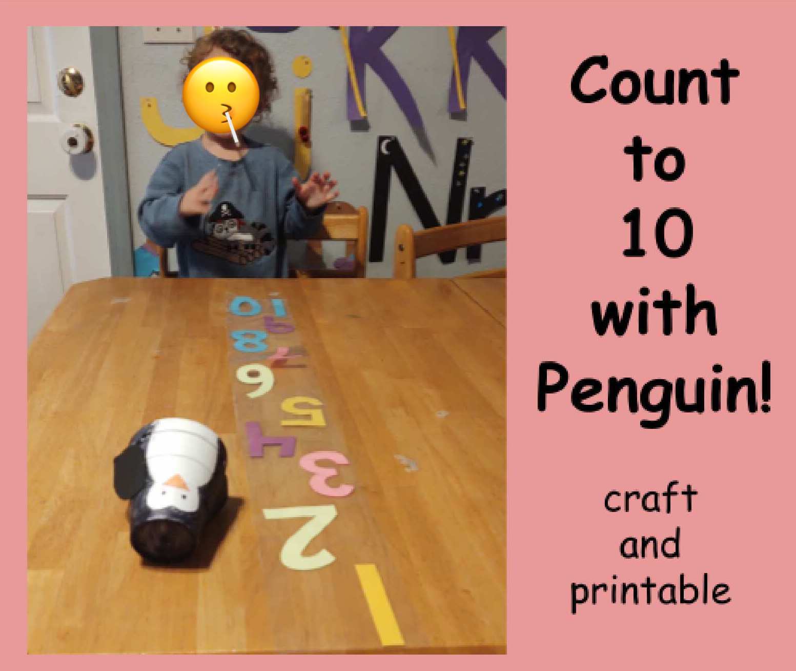 Counting Penguin Craft and Game